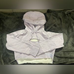 Lavender gymshark cropped hoodie